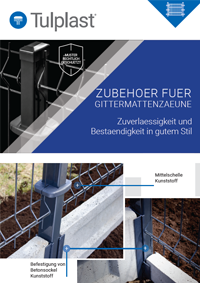 Zubehoer zur Montage von Gittermattenzaeunen